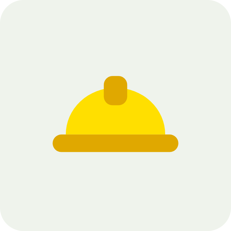 Ilustração: capacete de obra da construtora